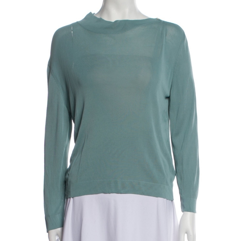 Hermès Late 2000's - Early 2010's W/Bateau Neckline